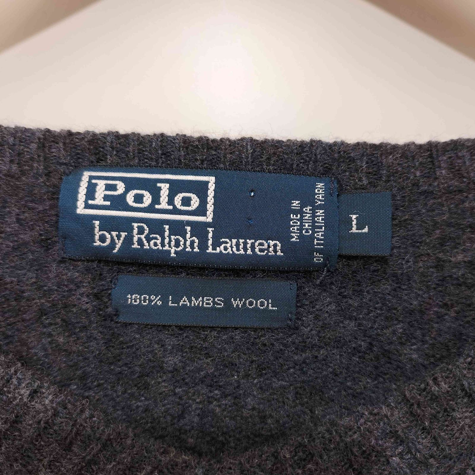 ポロバイラルフローレン Polo by RALPH LAUREN 90S ポニー刺繍 V