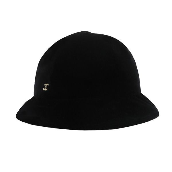 新品タグ付】シャネル CHANEL 22B ココマーク ベロア ハット M