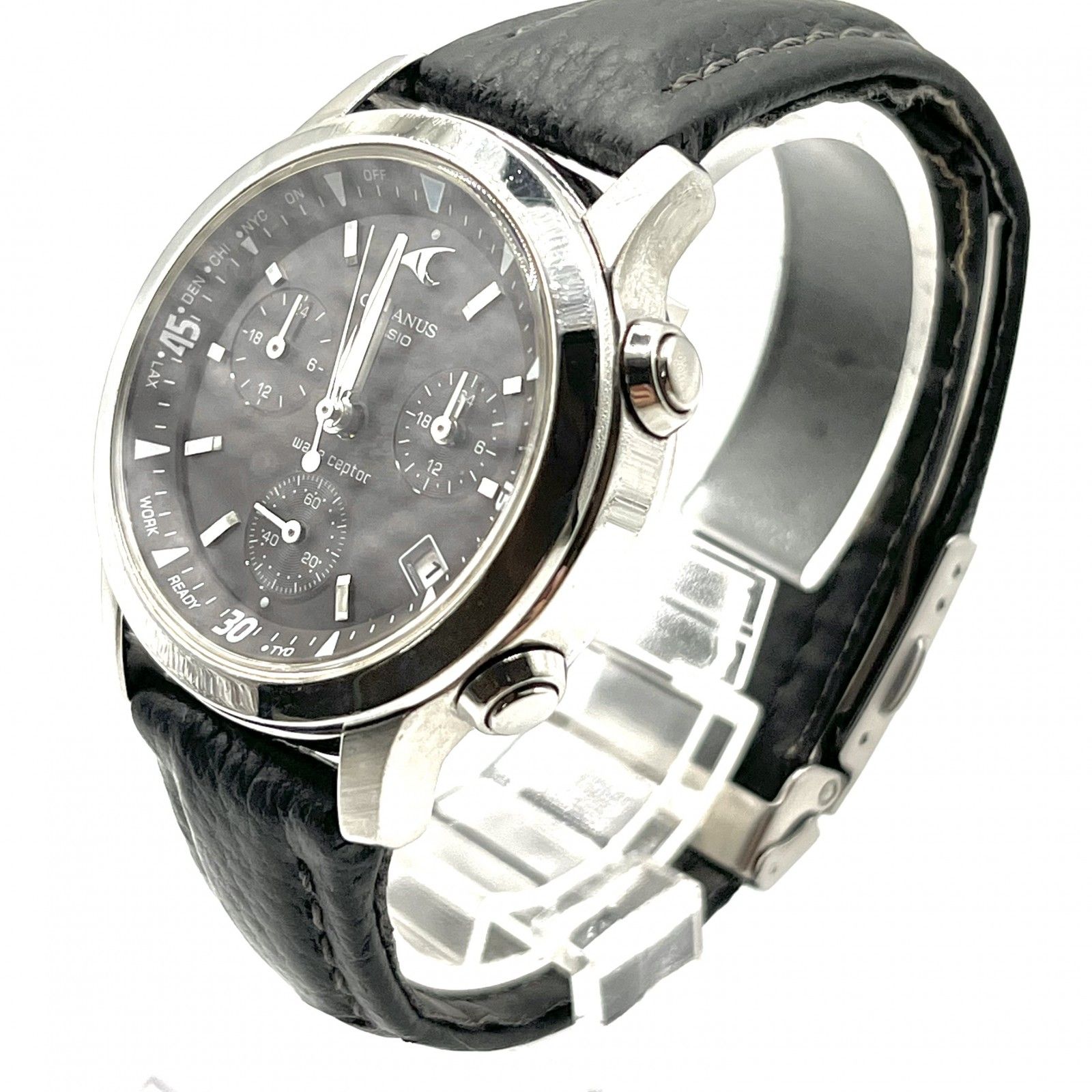 79.SEIKO 腕時計ブライツ 電波ソーラー シルバー 稼働中 SEIKO