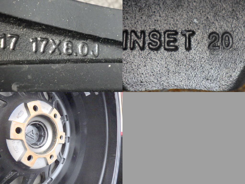 2911 A▲ ▲DELTA FORCE OVALホイール▲17x8.0J 6穴 PCD139.7 20▲4本