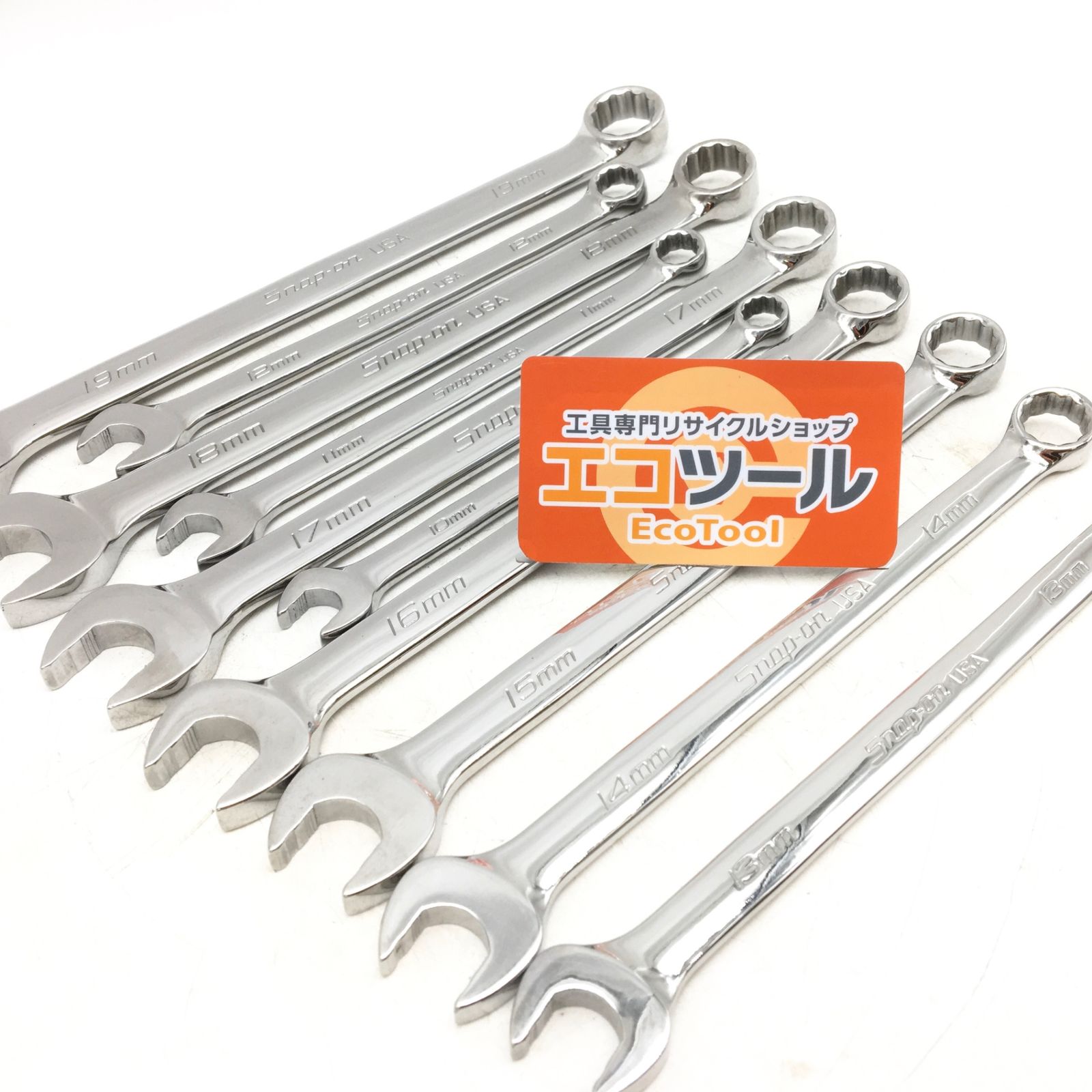 品 〇Snap-on|スナップオン コンビネーションレンチセット 9本セット SOEXM 10～18mm ITCCGSTJFJJI エコツール小牧ｲﾝﾀｰ店 M02
