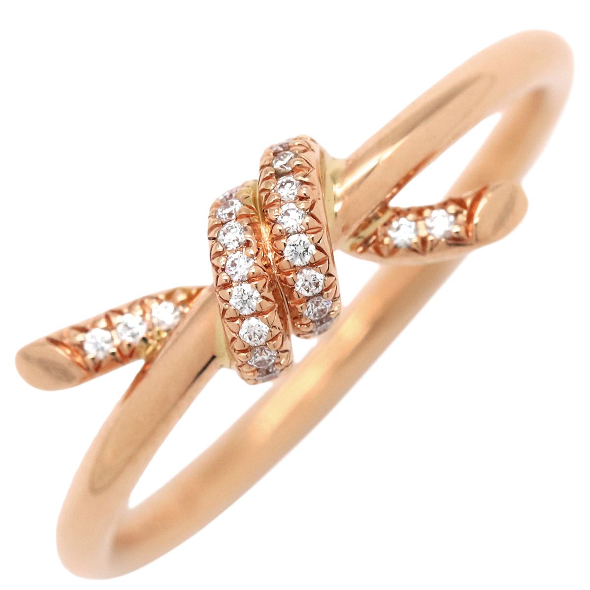 TIFFANY　ラブノット　750　K18　YG　リング TIFFANY ラブノット 750 K18 YG リング