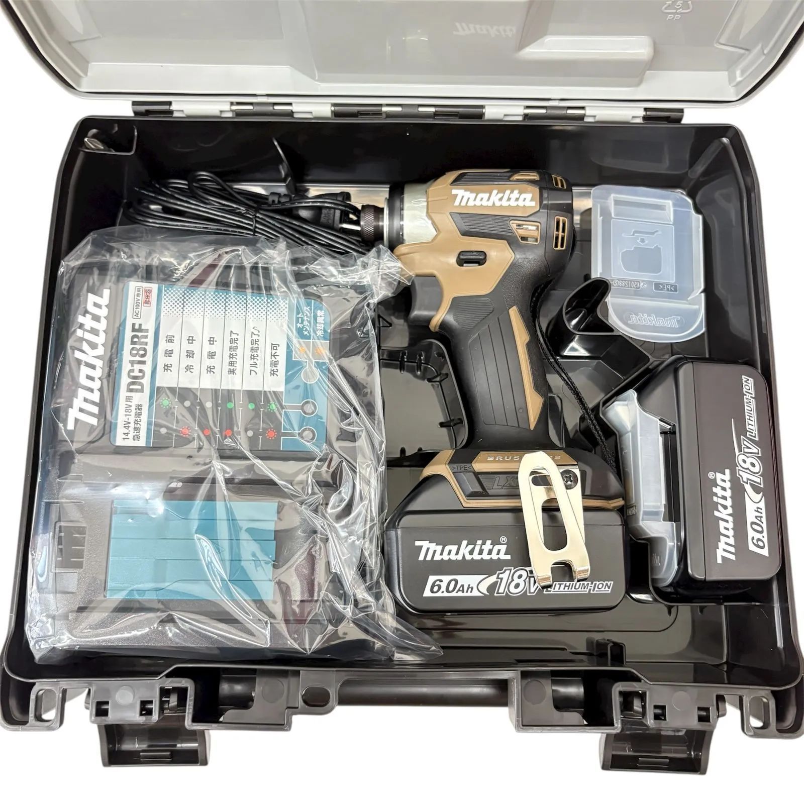 ♥品 マキタ makita インパクトドライバー TD173DGXAB 18V フルセット 色ブラウン