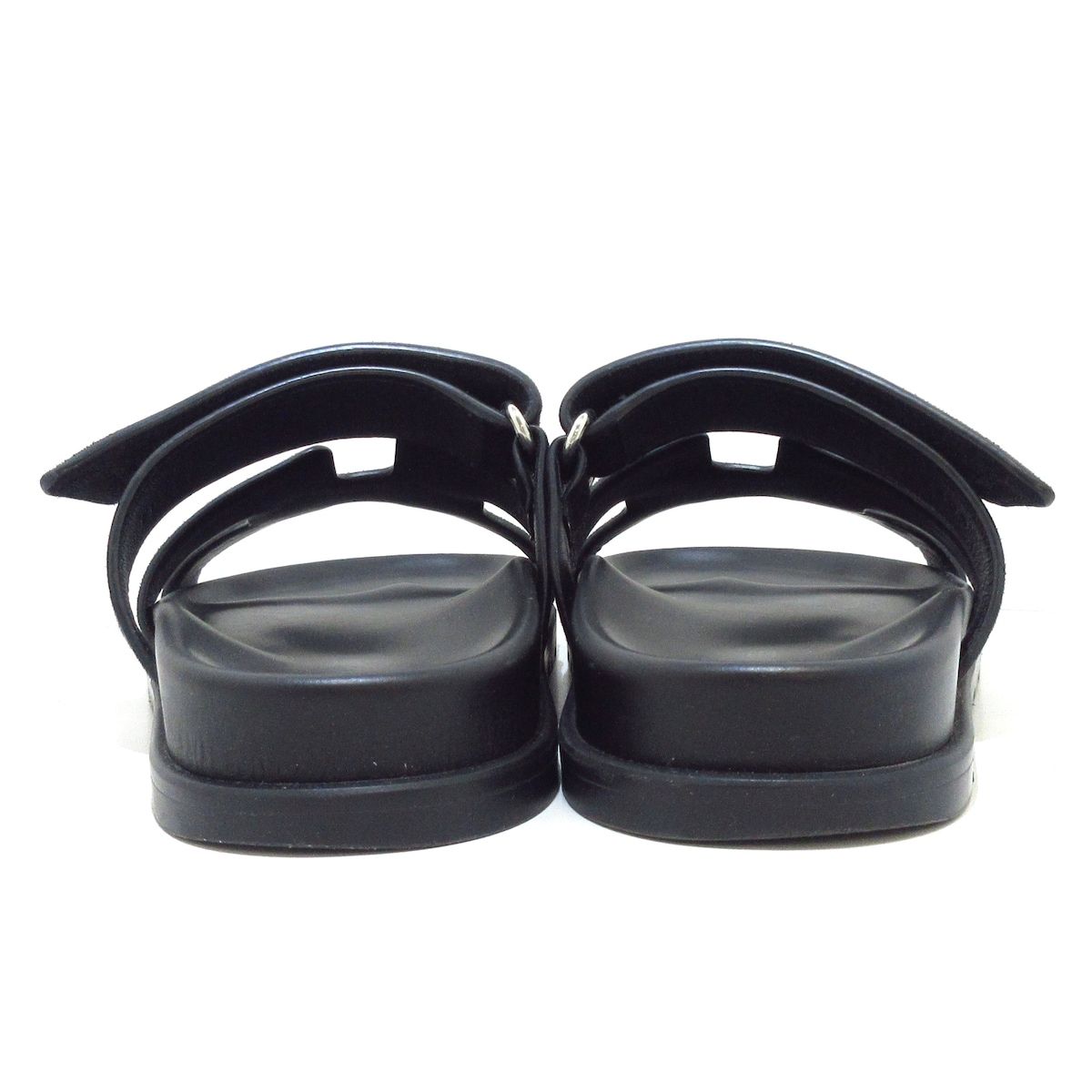 美品エルメス HERMES サンダル シプレ 黒35
