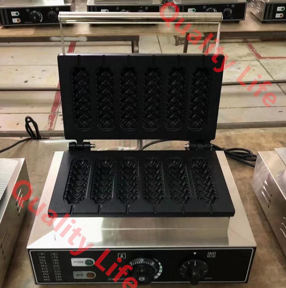 電気 スティックワッフル ワッフルメーカー 6個焼き 単相１0０V|業務用|厨房機器|飲食店|店舗用品