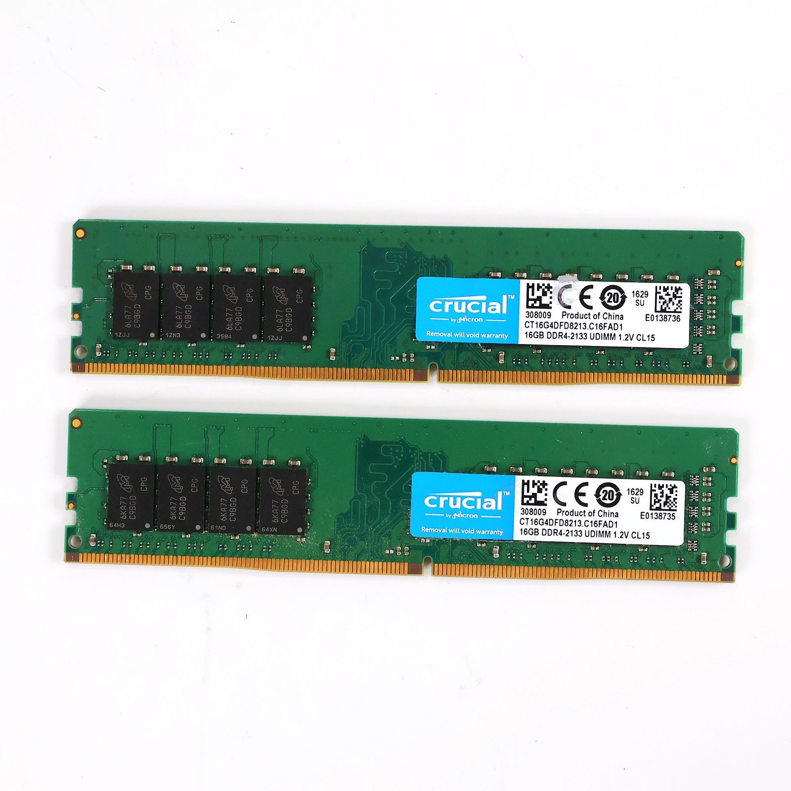 crucial CT16G4DFD8213 C16FAD1 DDR4-2133 32GB 16GB×2枚キット