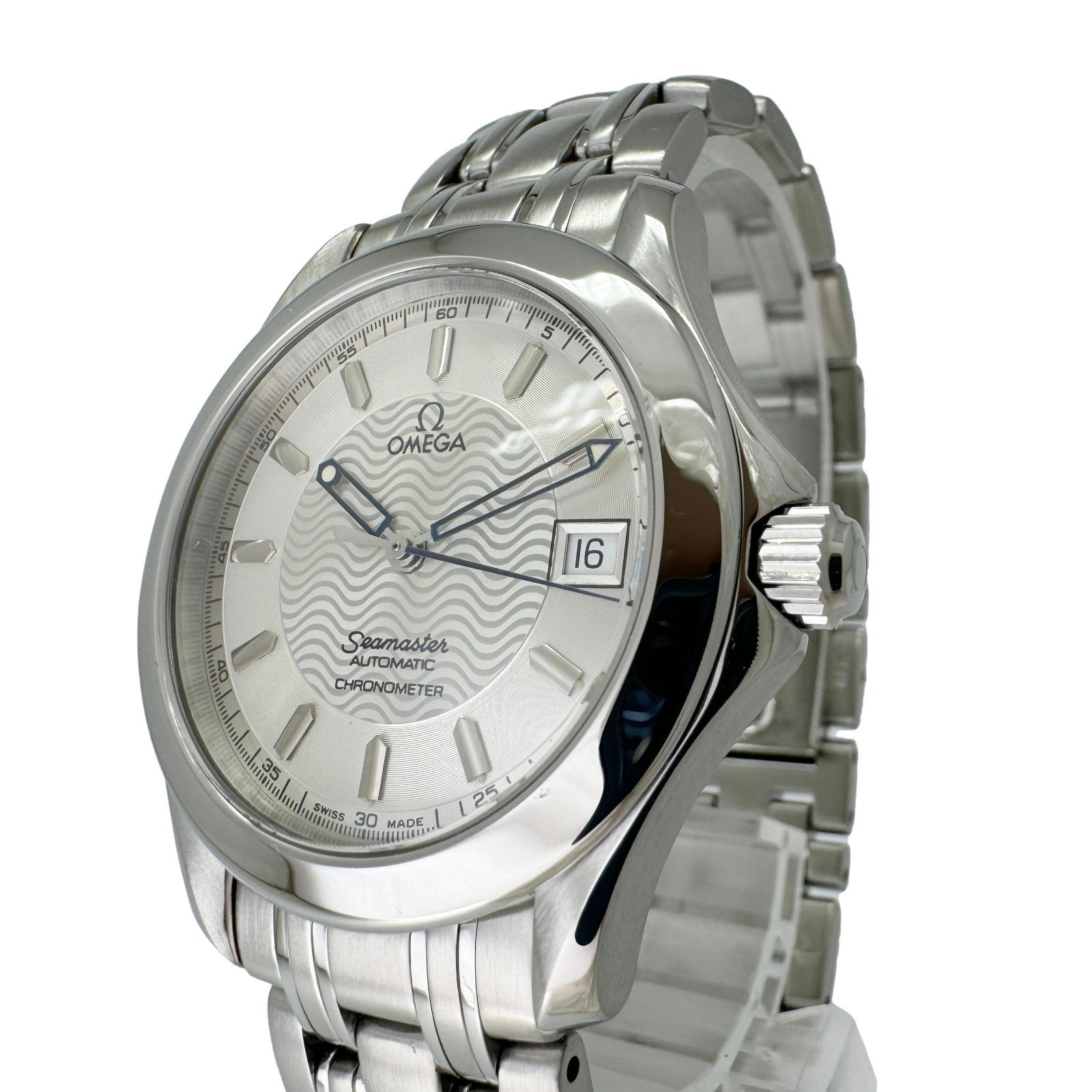 さ*く様 OMEGA シーマスター メンズ 自動巻き シルバー 2501.31 OMEGA】オメガ シーマスター120M クロノメーター 2501.31