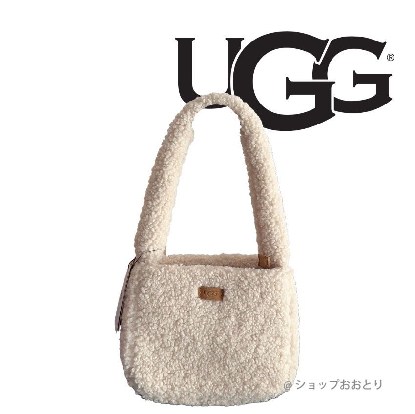 UGG粒フェイクファー可愛いラムウール秋冬万能トートバッグ - メルカリ