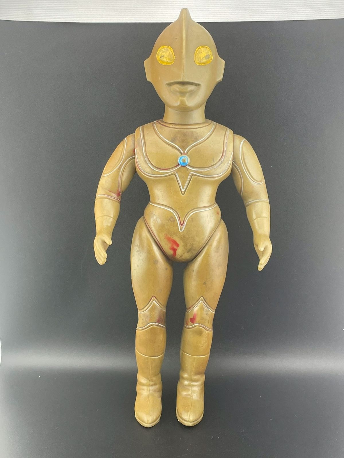 中古品】 レッドキング円谷プロ1966 ブルマァクソフビ フィギュア