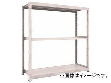 トラスコ中山 M5型中量棚 1500×471×H1800 3段 単体 ネオグレ M5-6553 NG(7803109)