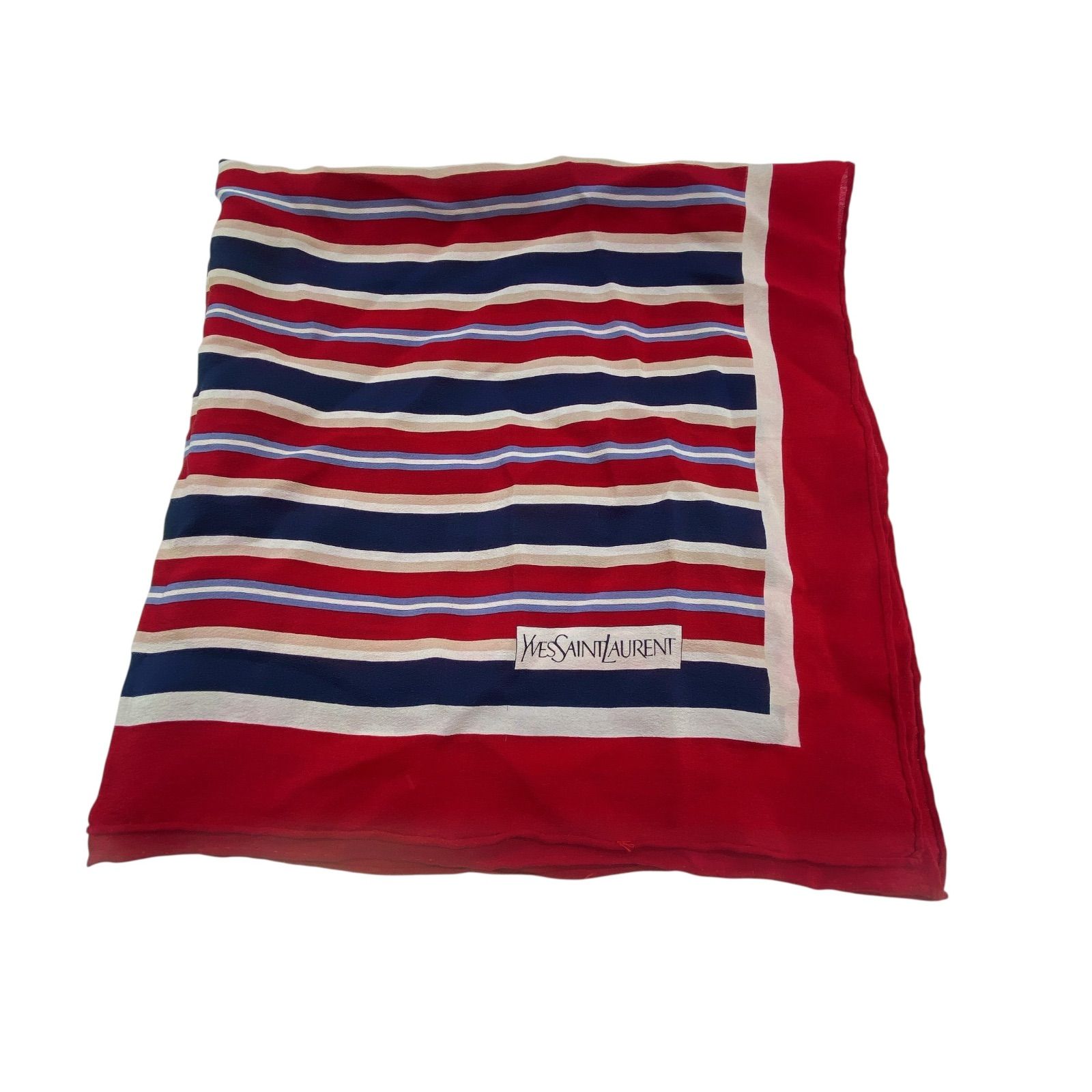 SAINT LAURENT YSLマフラー　タグ付き NK10 イブサンローラン Yves Saint Laurent ギャップ スカーフ