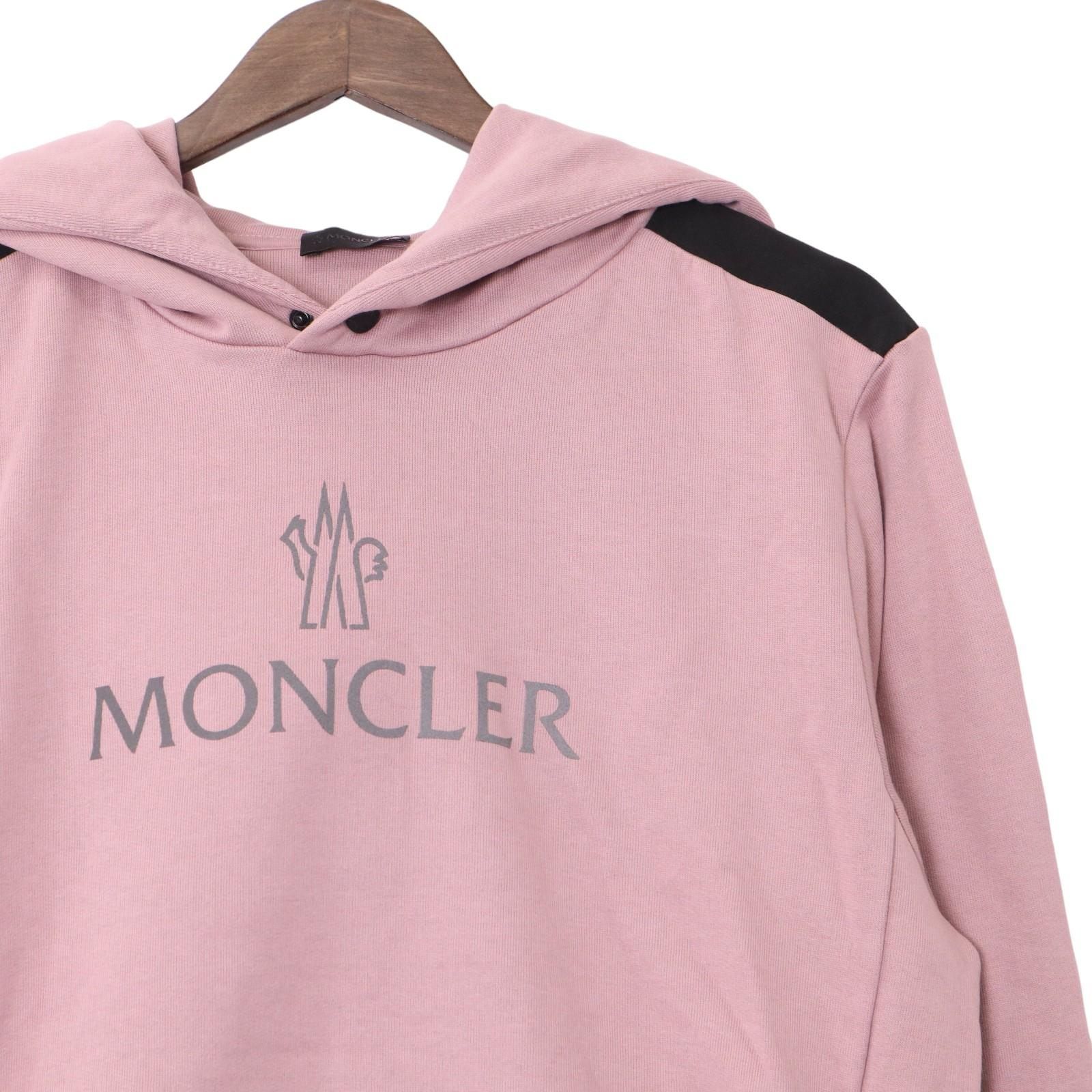 MONCLER モンクレール ロゴパネルフーディ パーカー＊ - メルカリ