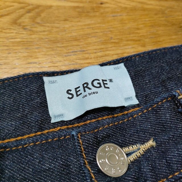 SERGE de bleu DRY BAGGY バギーデニム ジーンズ インディゴ染め 定価