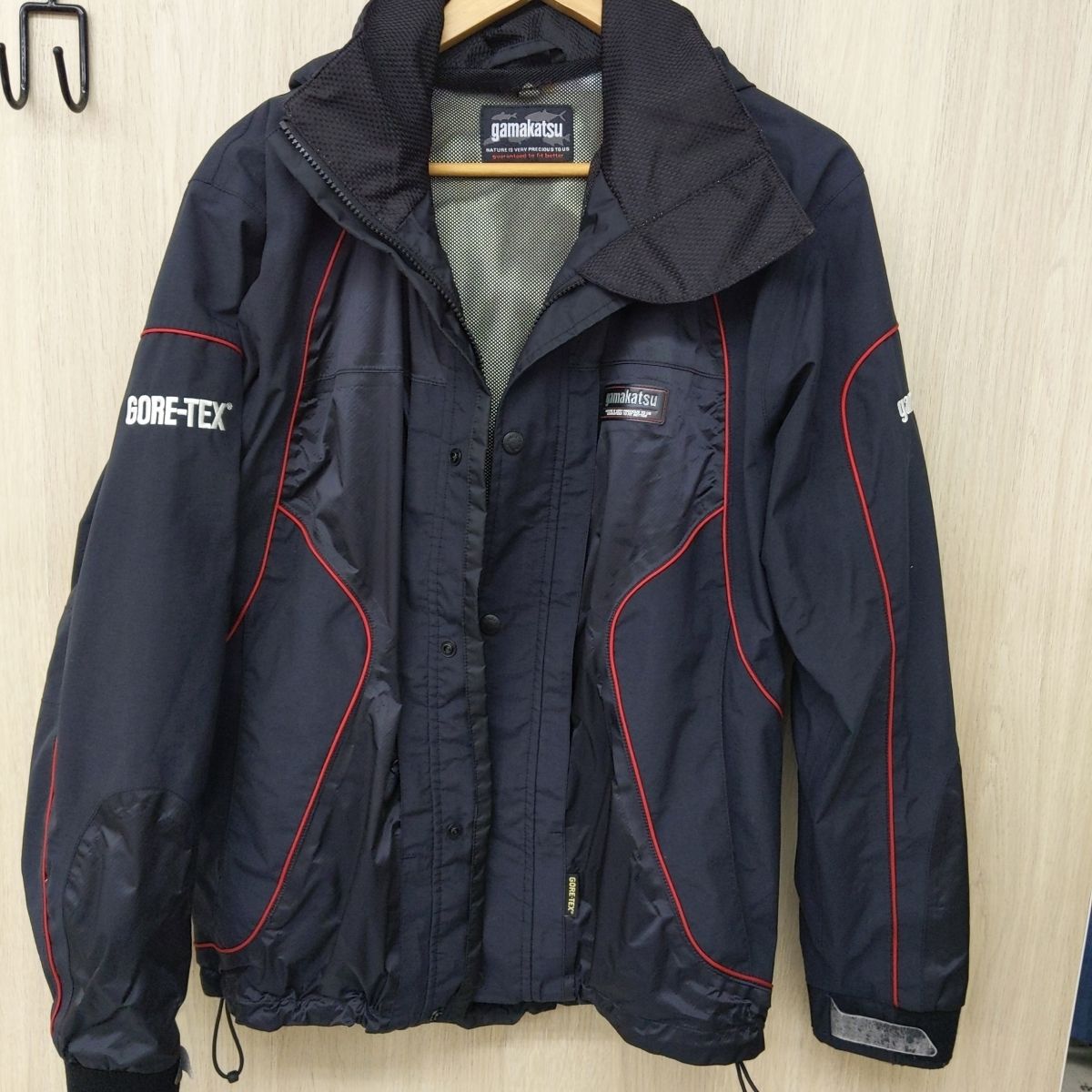 のり男様専用 がまかつ Gamakatsu GORE-TEX レインスーツ 中古