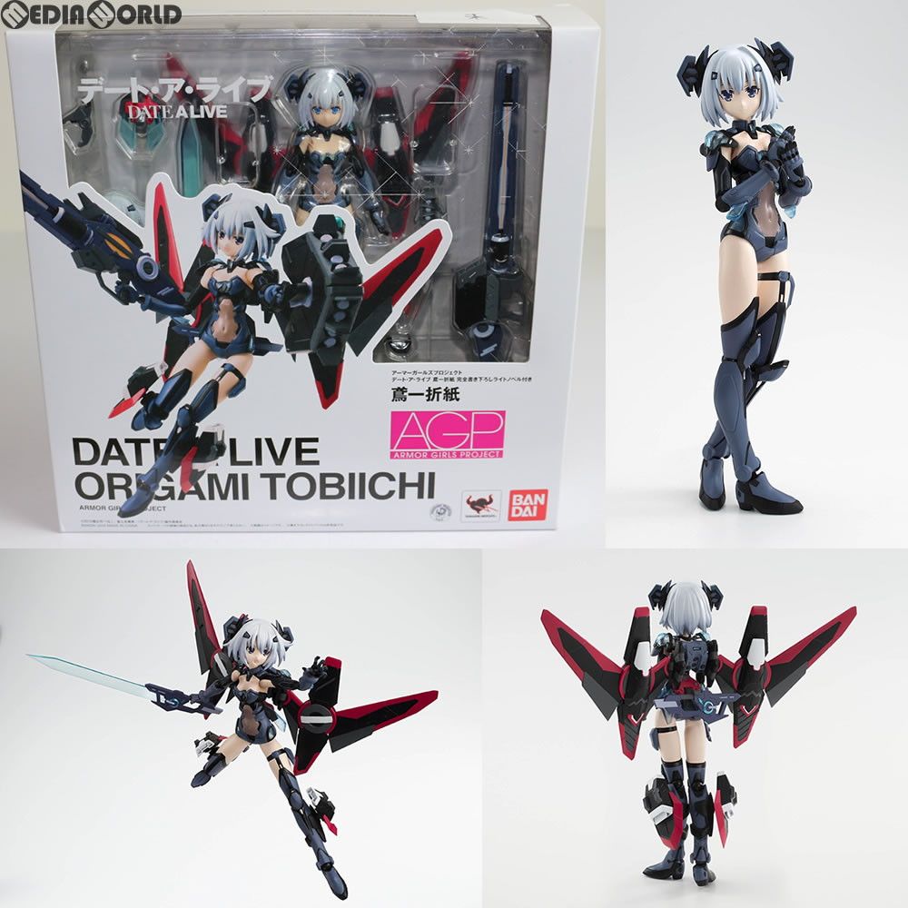 BANDAI - ライトノベル付属 アーマーガールズプロジェクト 鳶一折紙(とびいちおりがみ) デート・ア・ライブ 完成品 可動フィギュア バンダイ 原作ライトノベル付】アーマーガールズプロジェクト 鳶一折紙