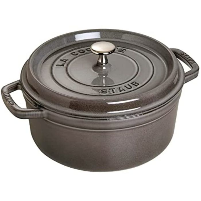 3営業日で発送 STAUB ストウブ ストウブ ピコ ココット ラウンド２６㎝グレー４０５０９－３１２ RST4739