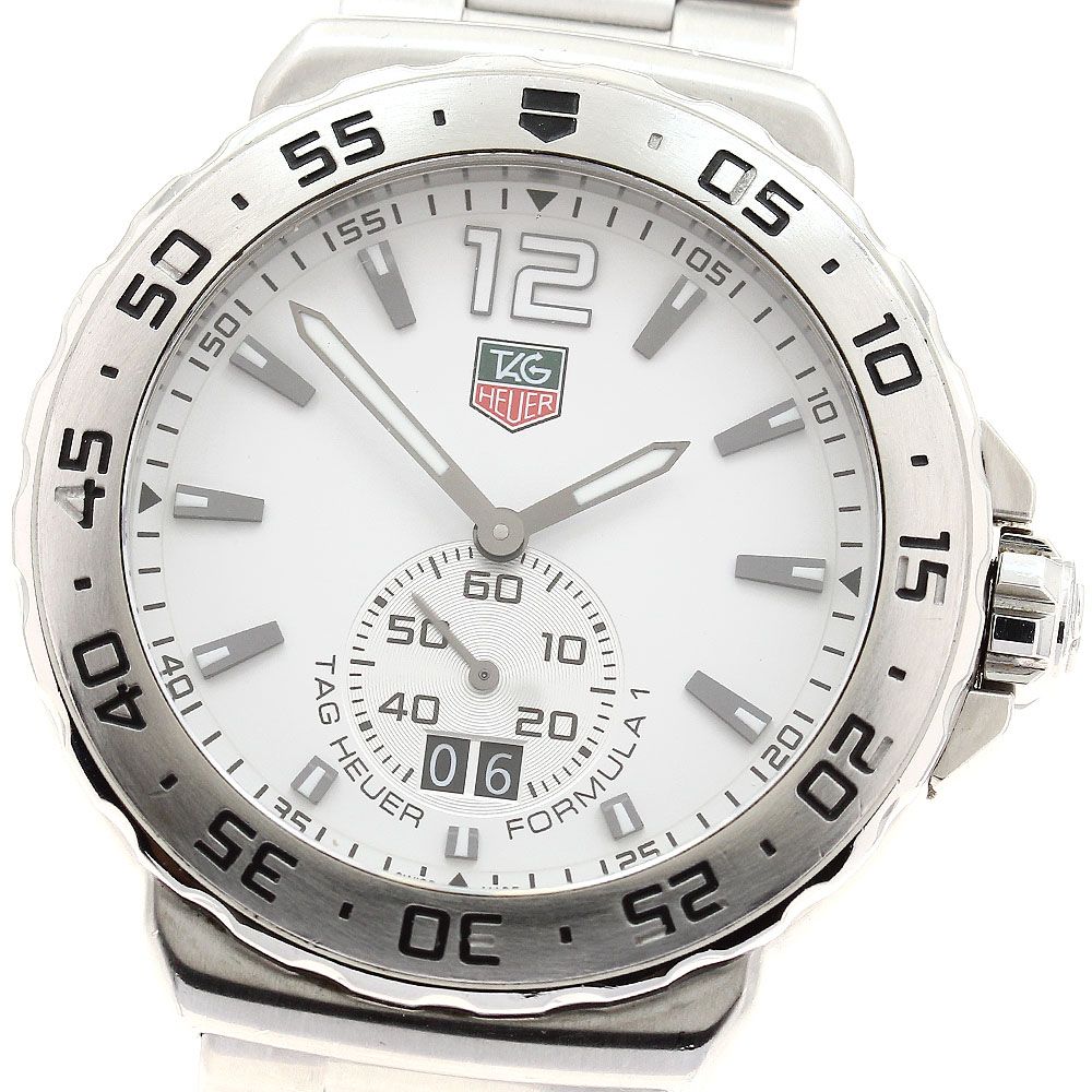 【箱あり・美品】TAG HEUER wk1310セル デイト クォーツ メンズ_ TAG HEUER タグホイヤー WK1310-1 2000シリーズ デイト クォーツ