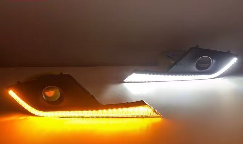 最新 CX-3 2015 2016 2017 2018デイライト-ウインカー DRL LED