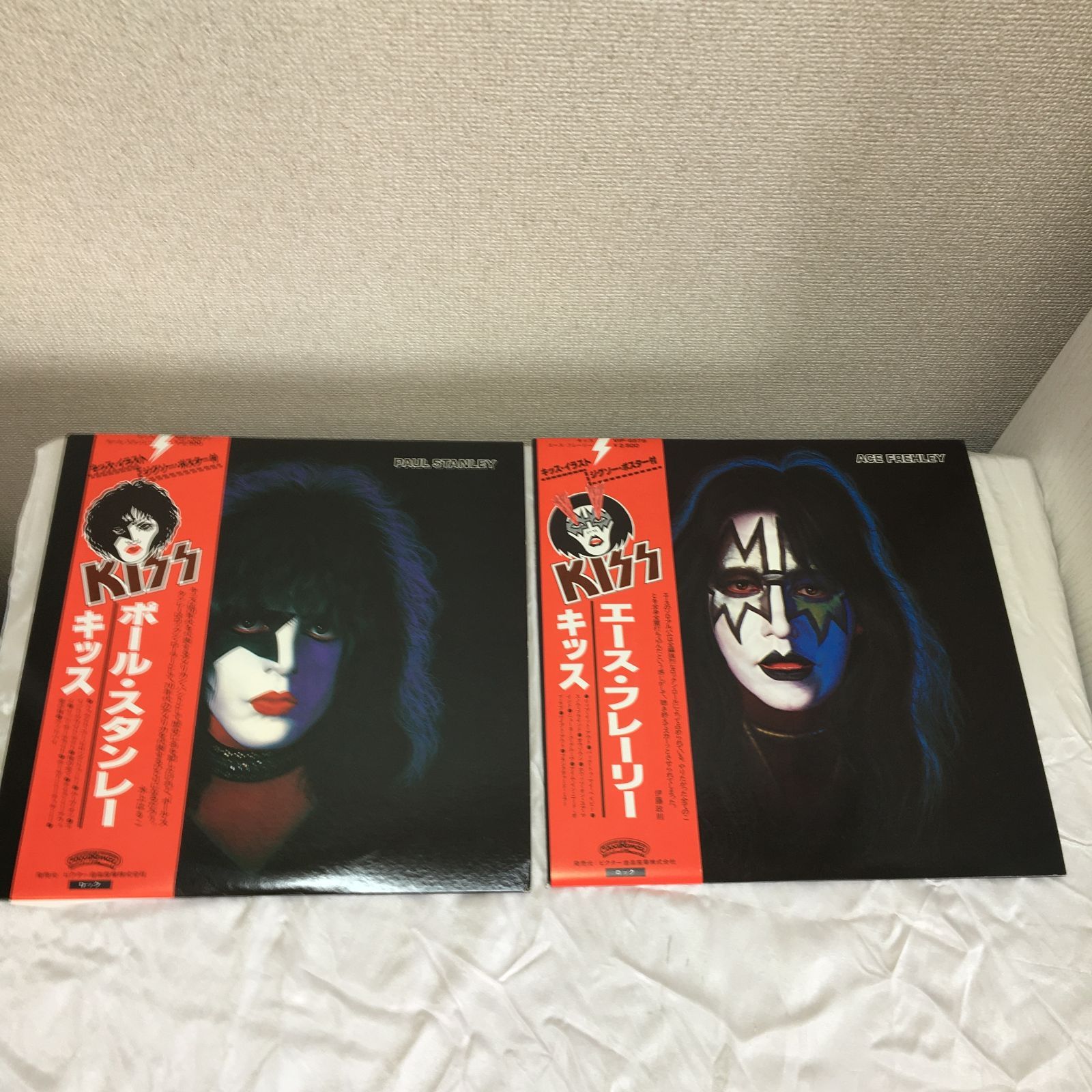 KISS ボックス箱付 4LP KISS ソロ 帯付LP ４枚 ジグゾーポスター付 レコード BOX キッス - メルカリ