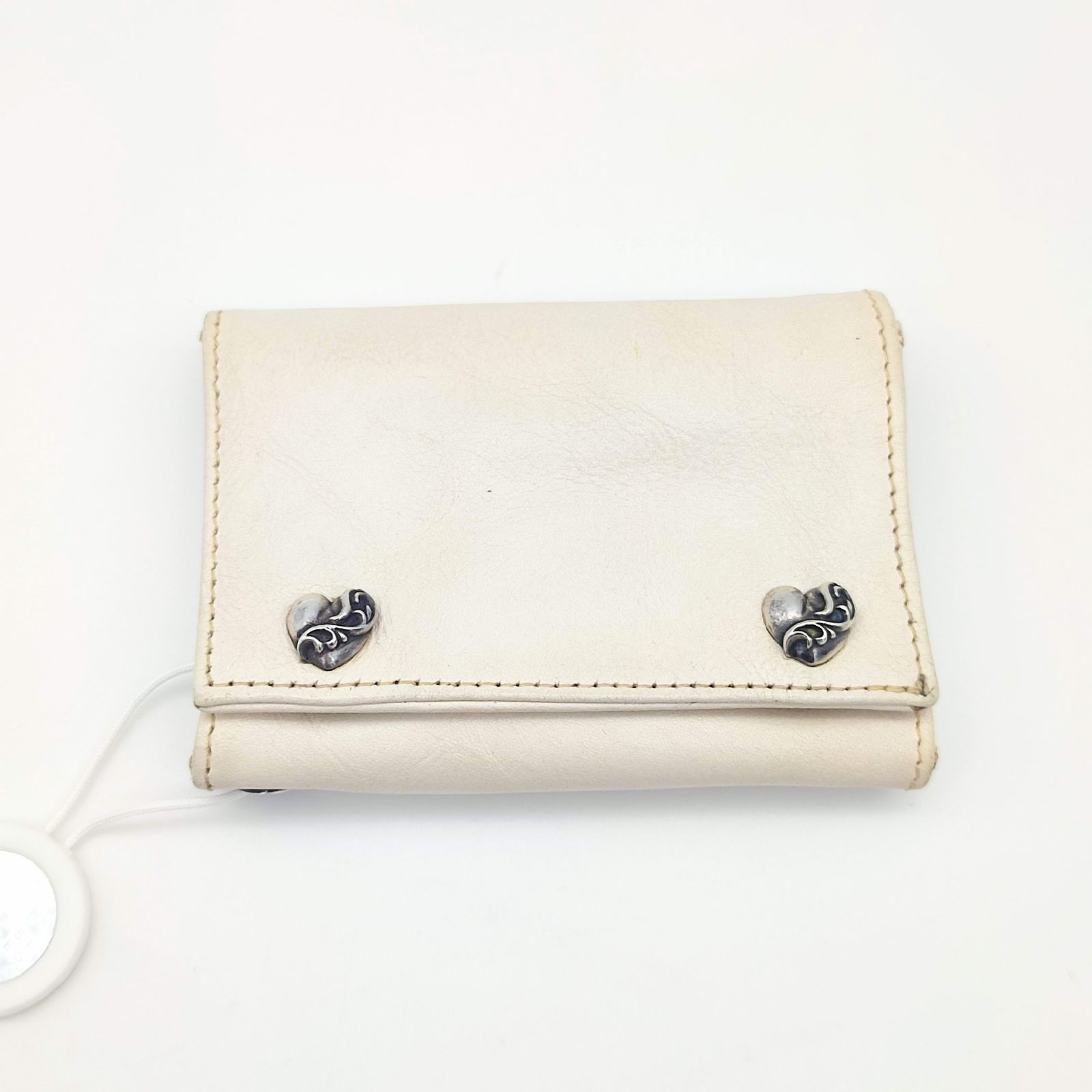 【超極美品】クロムハーツ RINKAN鑑定済 3フォールドクロスボタンレザー 超極美品】クロムハーツ RINKAN鑑定済 3フォールドクロスボタン