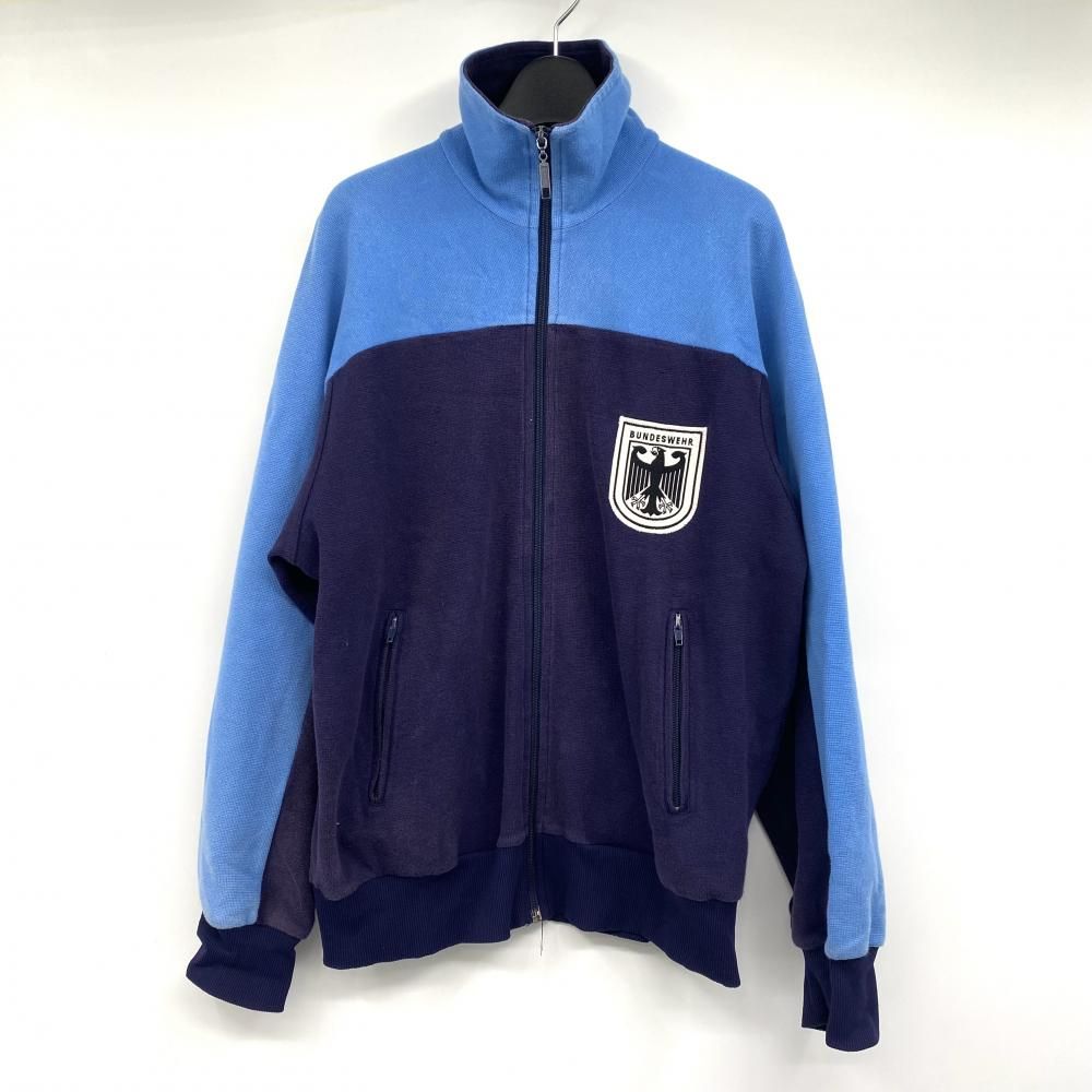 中古】80s WIGU ドイツ軍BUNDESWEHR ジャージ ブルー サイズ48/42[17 