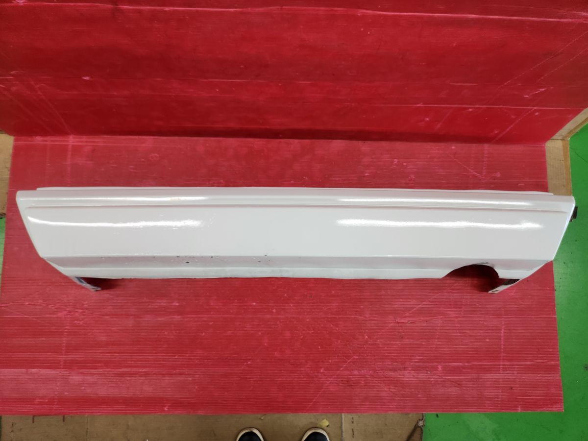 三菱 A183A スタリオン 純正 リアバンパー 白 W18 年式相応