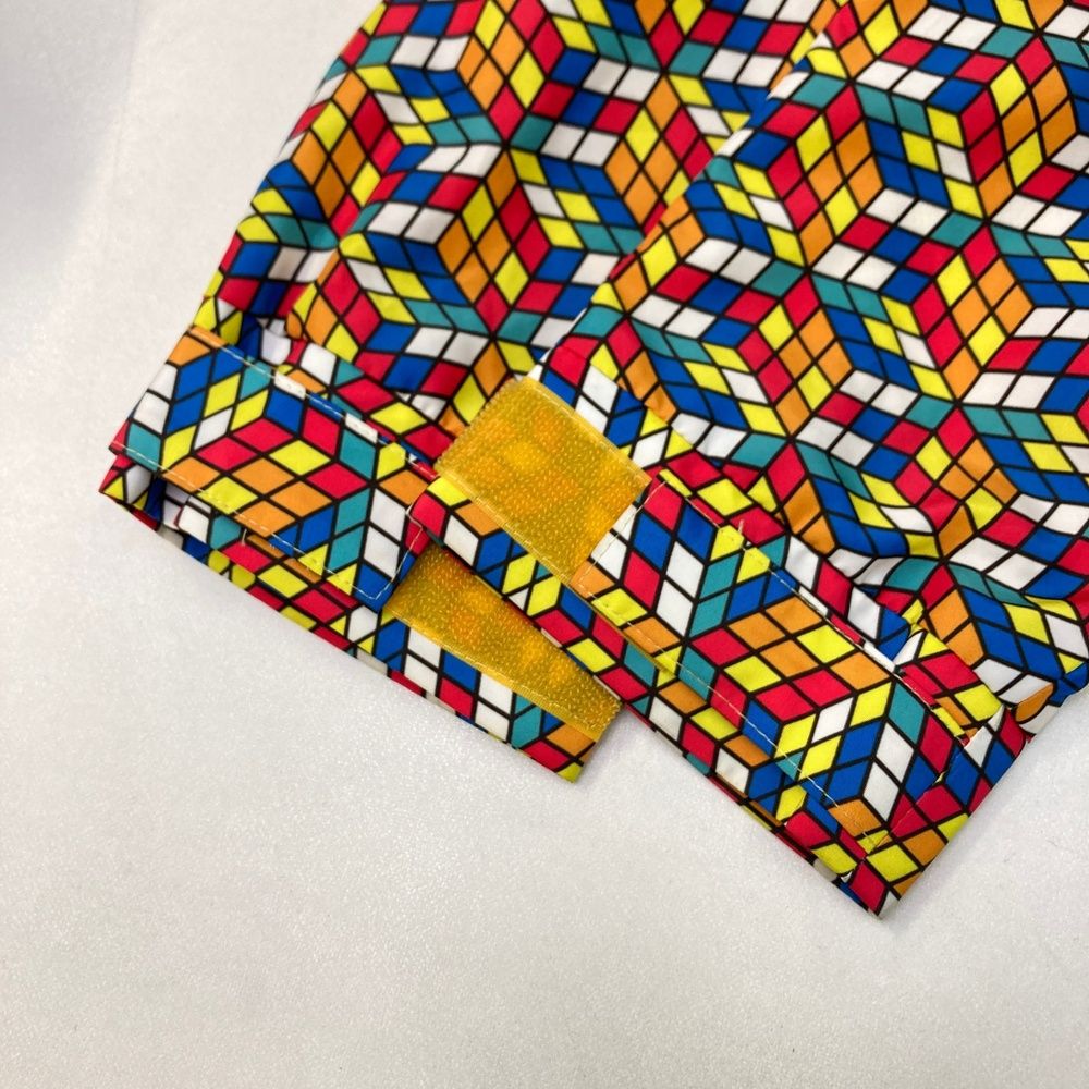 サイズ：2 RUSSELUNO ラッセルノ 裏メッシュ ジップパーカー 総柄