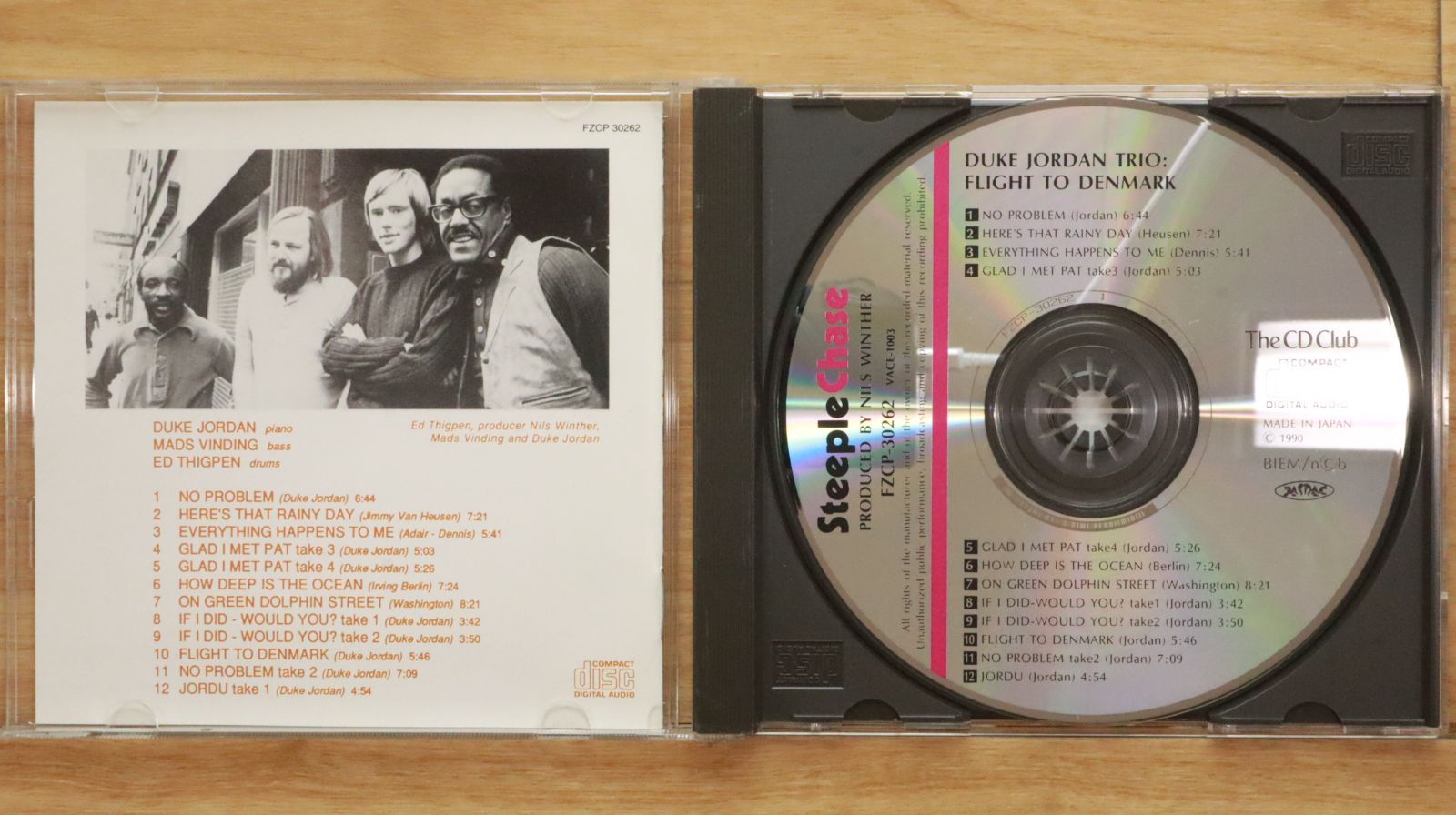 中古CD☆デューク・ジョーダン/DUKE JORDAN□ FLIGHT TO DENMARK