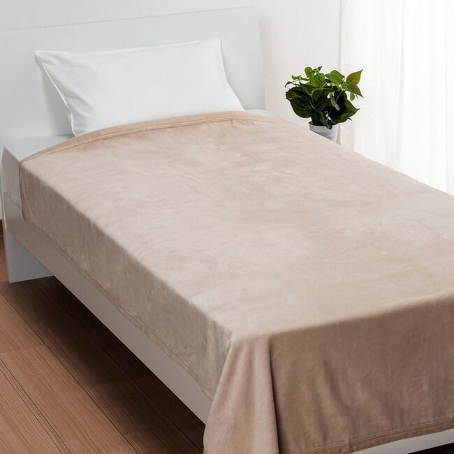 西川産業　クオリアル　シール繊綿毛布　180×210cm　綿毛布　ダブル　毛布 西川 シール織り綿毛布 ダブルサイズ 180×210cm 高品質 丈夫