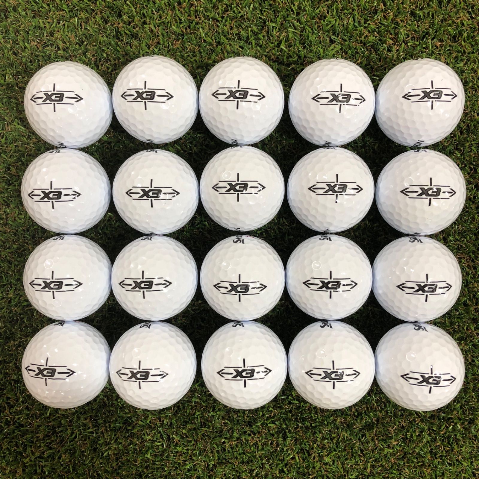 バリよかロストボールSHOP　　　　　　　 2022年モデル SRIXON X3  Sランク ロストボール 20球