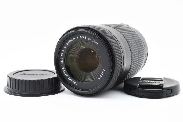 ★美品★Canon ef-s55－250 f4-5.6 IS 前後キャップ付属 キヤノン EF-S 55-250mm F4-5.6 IS II 前後キャップ付 Canon EF-S 55-