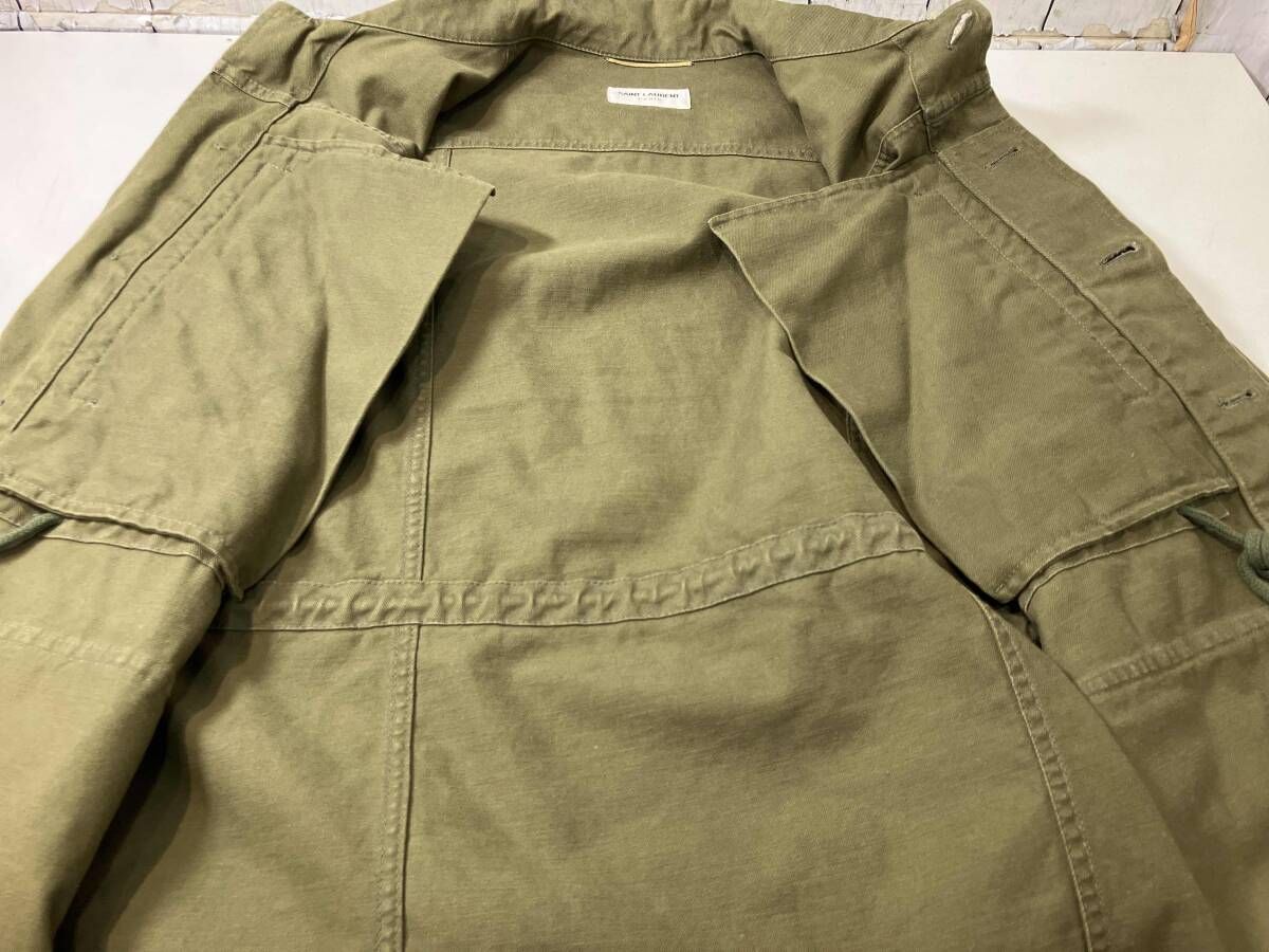 Saint laurent サンローラン イタリア製 415149 ミリタリージャケット