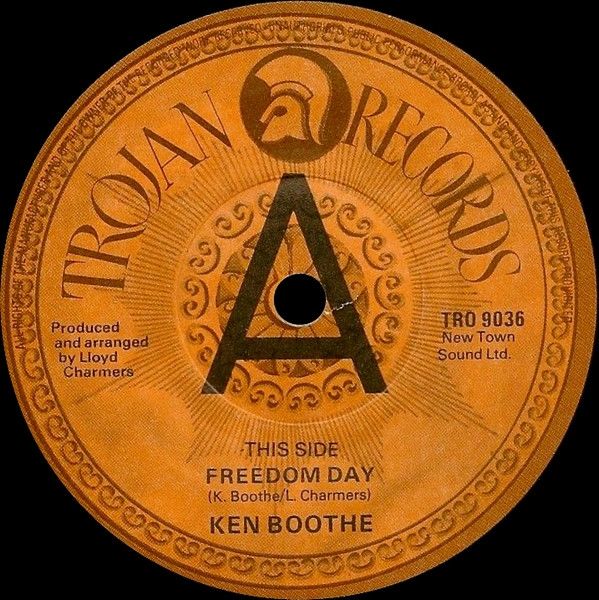 英7” Ken Boothe Freedom Day Love Dont Love Nobody TRO9036PROMO Trojan Records プロモ 00080