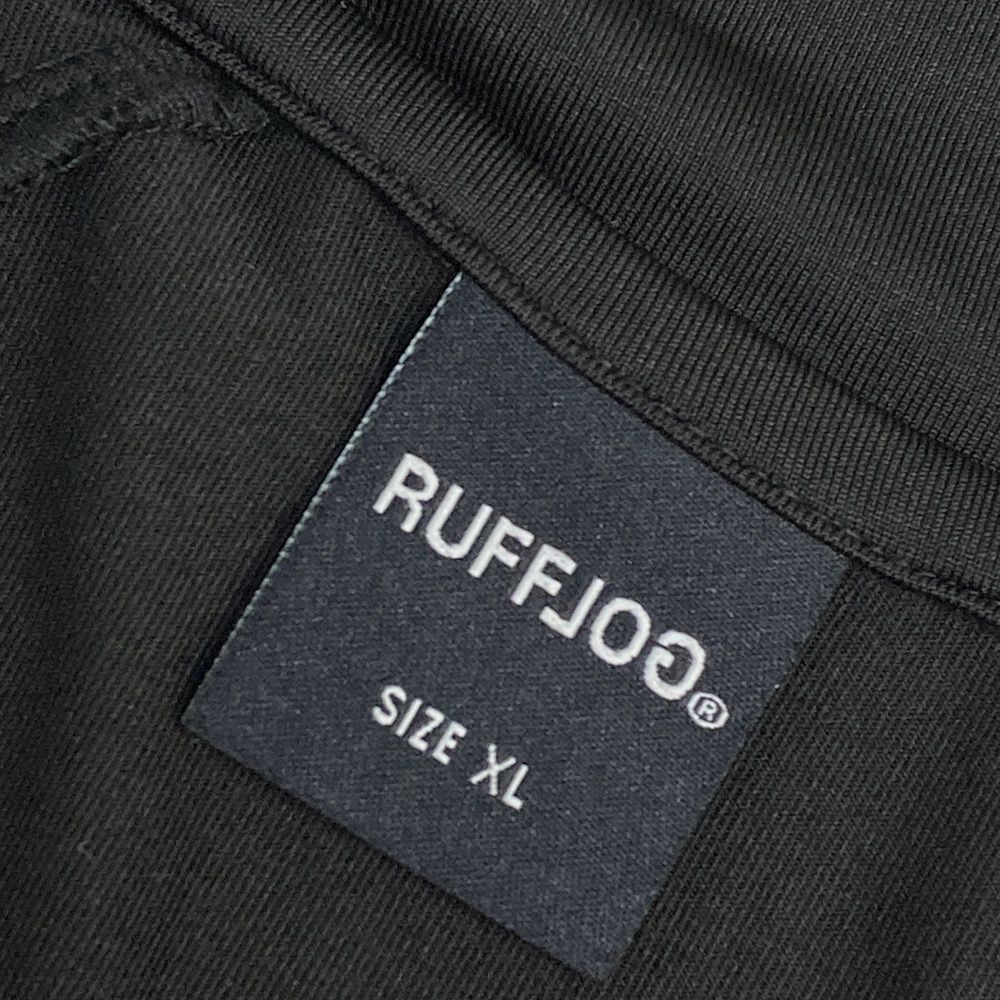 RUFFLOG ラフロッグ　ハイネック　ゴルフシャツ　XXL ブラック RUFFLOG ラフロッグ TTNEコラボ モックネックtシャツ