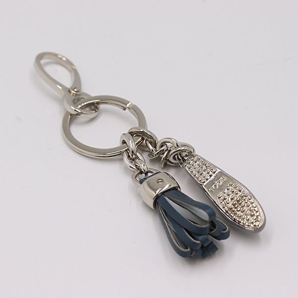 箱付 TOD'S キーリング キーチャーム ブラック キーホルダー TOD'S