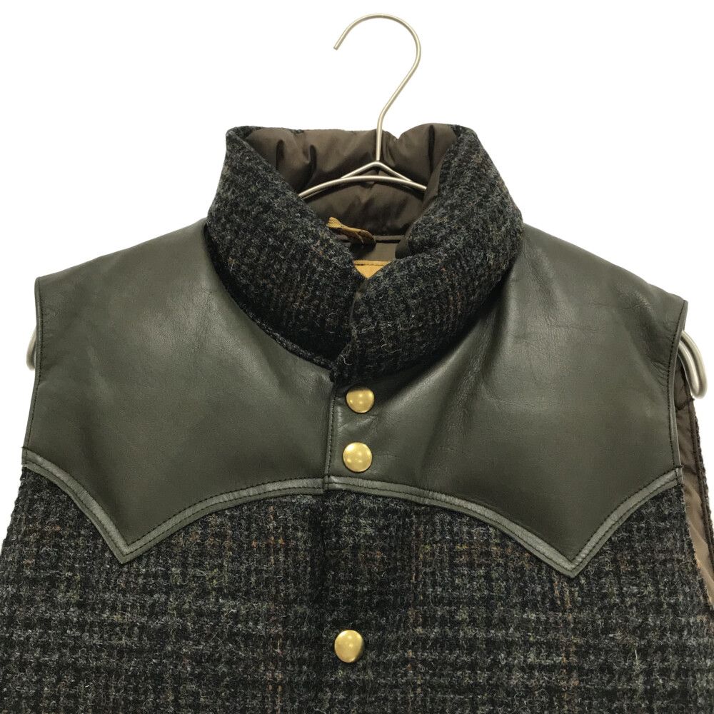 ROCKY MOUNTAIN (ロッキーマウンテン) レザー切替 ウール ダウン