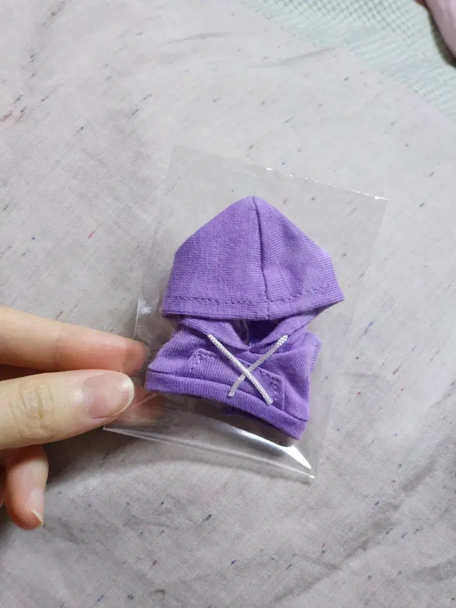 5cm ぬい ぬいぐるみ パーカー 紫の