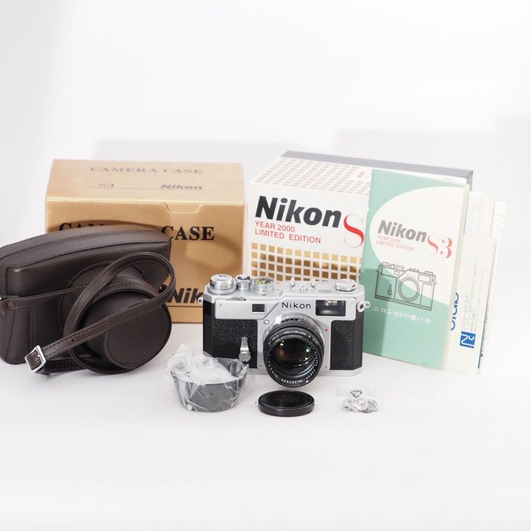 【完動品】Nikon S3 2000年記念モデル 50/1.4付き 動作確認済み ニコン S3 2000年記念モデル 50/1.4セット ≪新品処分品
