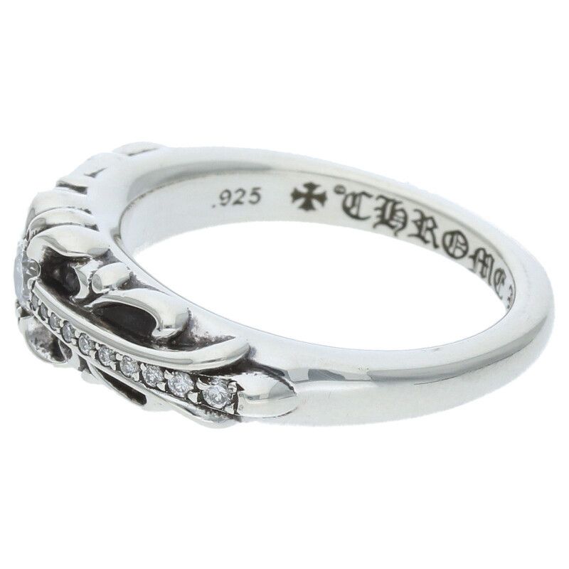 クロムハーツ FLRL CRS/フローラルクロス シルバーリング メンズ 19号 クロムハーツ FLRL CRS/フローラルクロス シルバーリング メンズ 14.5