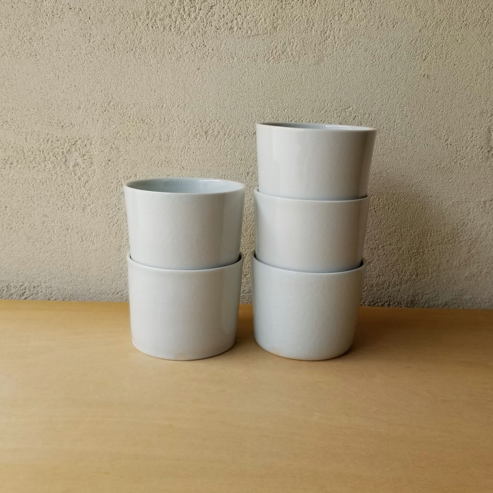 白磁 蕎麦猪口 5個セット 瀬戸 白磁 民藝 作家 - メルカリ