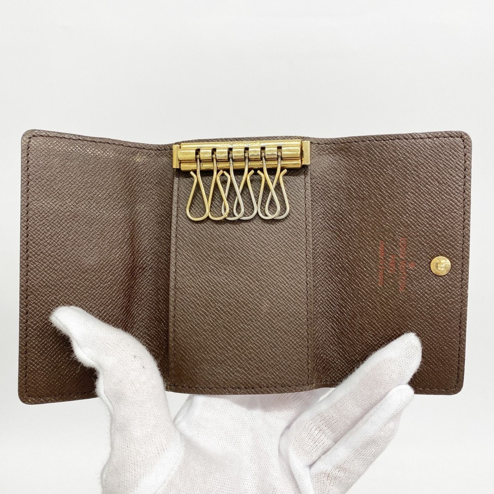 ルイ・ヴィトン キーケース ダミエ エベヌ ミュルティクレ4 N62631 ルイ・ヴィトン(Louis Vuitton) ルイ・ヴィトン キーケース