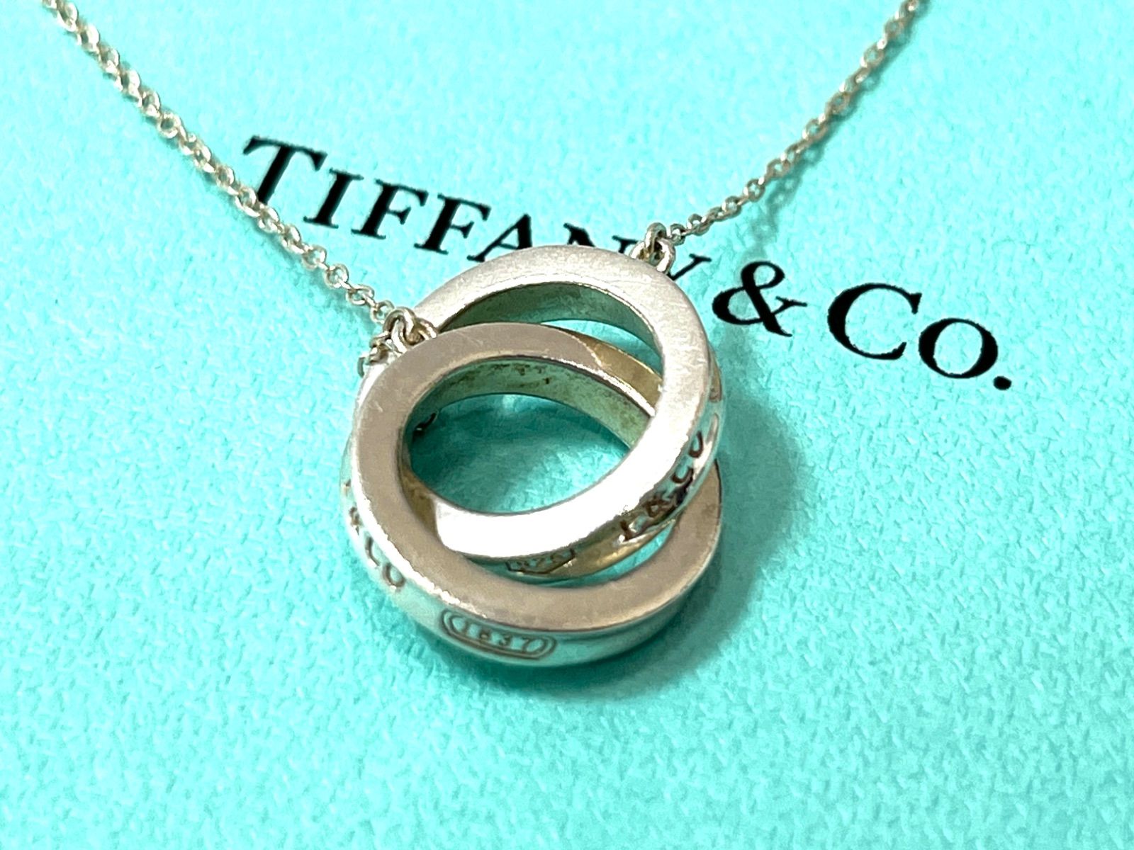 Tiffany 1837 ダブルリング ネックレス Ag925 Tiffany 1837 ダブルリング ネックレス Ag925 - メルカリ
