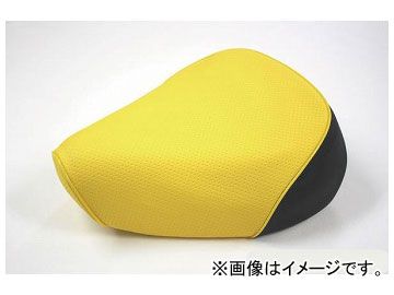 2輪 グロンドマン 国産シートカバー エンボスイエロー/黄色パイピング（被せ） 品番：GR14HC250P100 JAN：4562492968993 ホンダ リトルカブ