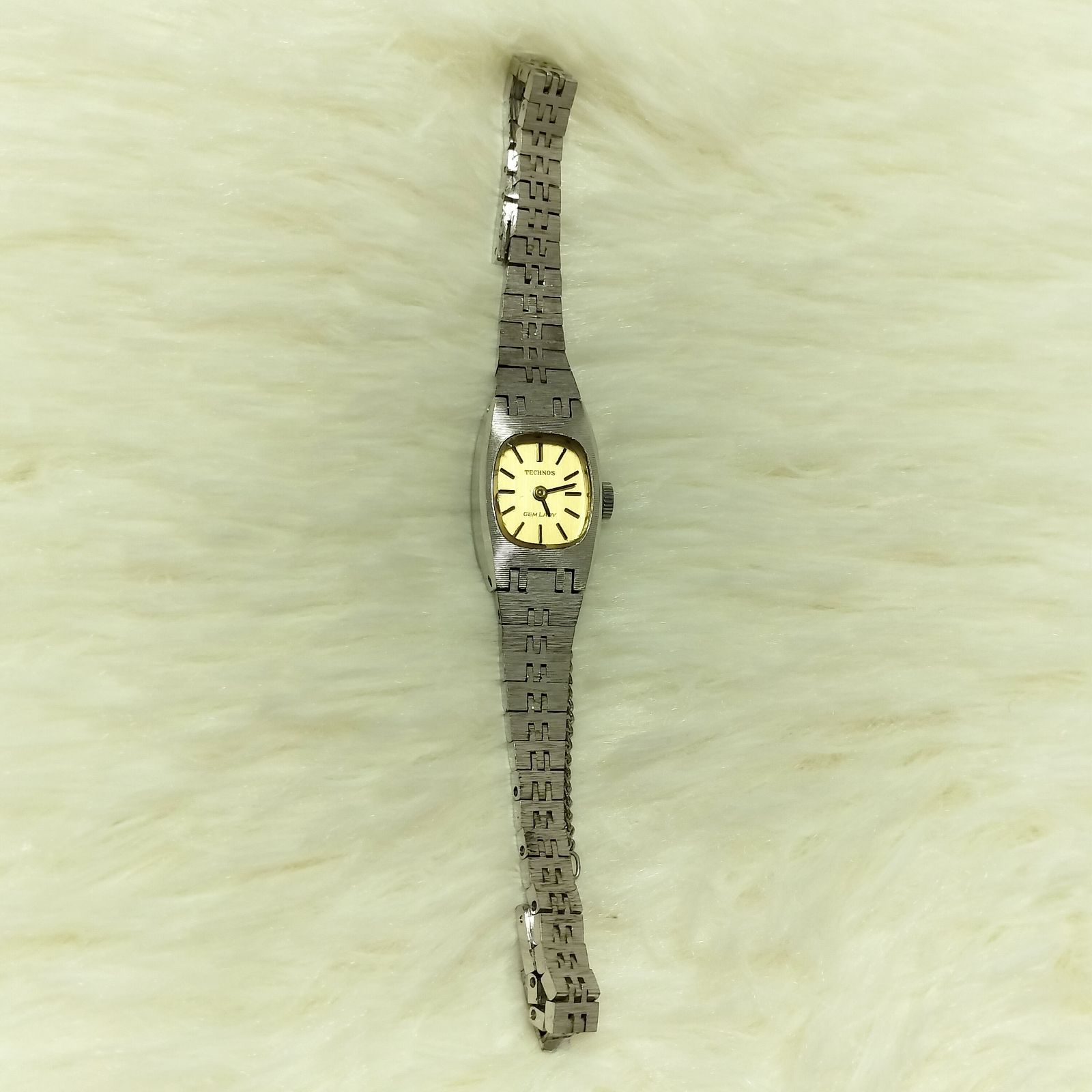 美品　ヴンテージ　テクノス　TECHNOS　手巻き　レディース　ウォッチ TECHNOS テクノス GEM LADY レディース 手巻き 腕時計