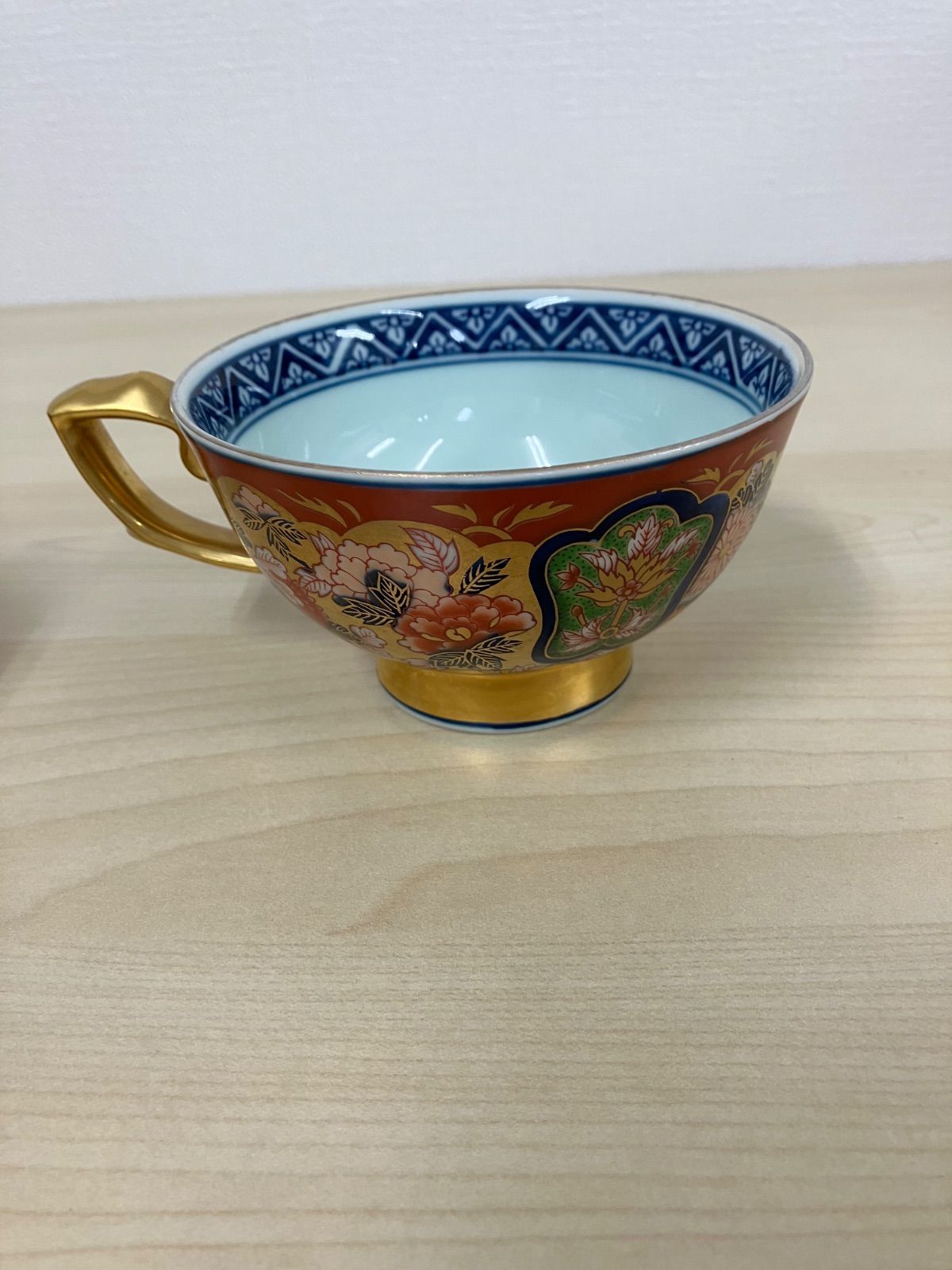 有田焼 金彩 古伊万里 其泉 ワインカップ 日肥其泉 昭和年製 極錦 5個 有田焼 | ワインカップ 大 | 琳派 古伊万里様式 | 賞美堂