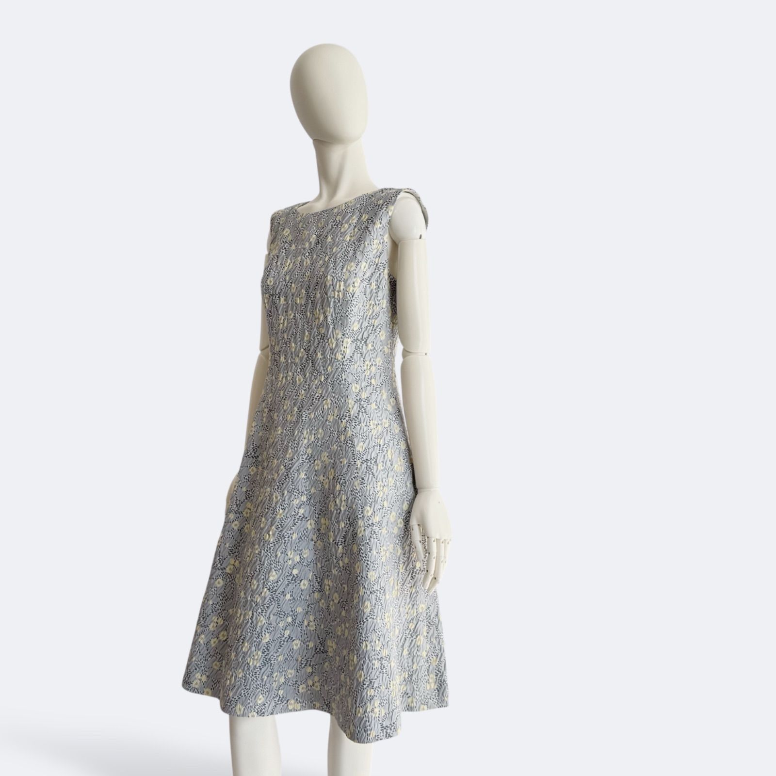 美品　ルネ　Rene 膝丈ワンピース　ノースリーブ　M René - Rene(ルネ) ワンピース サイズ38 M レディース美品
