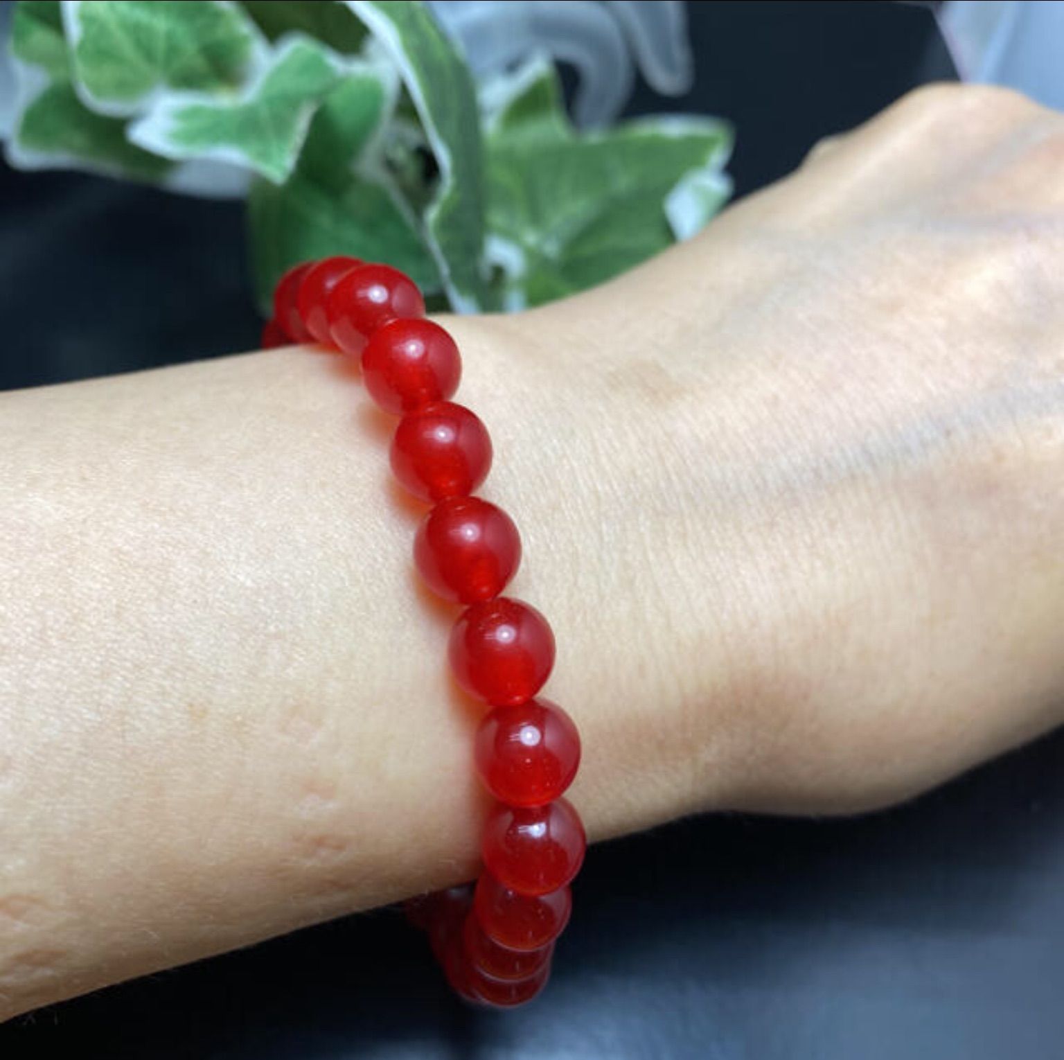 幸福呼ぶ奇石❣️秘紅石〈ひこうせき〉ブレスレット金運アップ