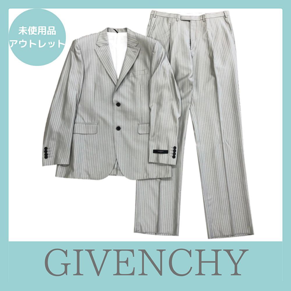 Givenchy ジバンシー メンズスーツ上下セット ストライプ柄 52 サイズ