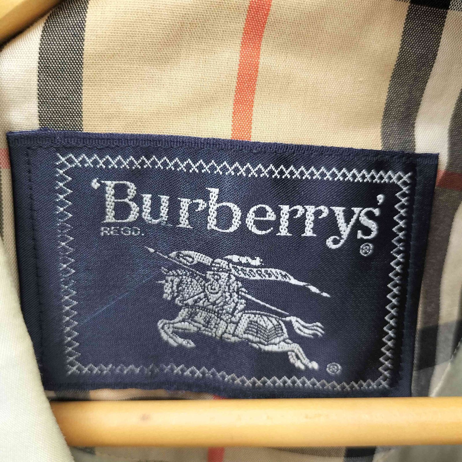 バーバリーズ BURBERRYS 80-90s ノバチェック 比翼 ステンカラー