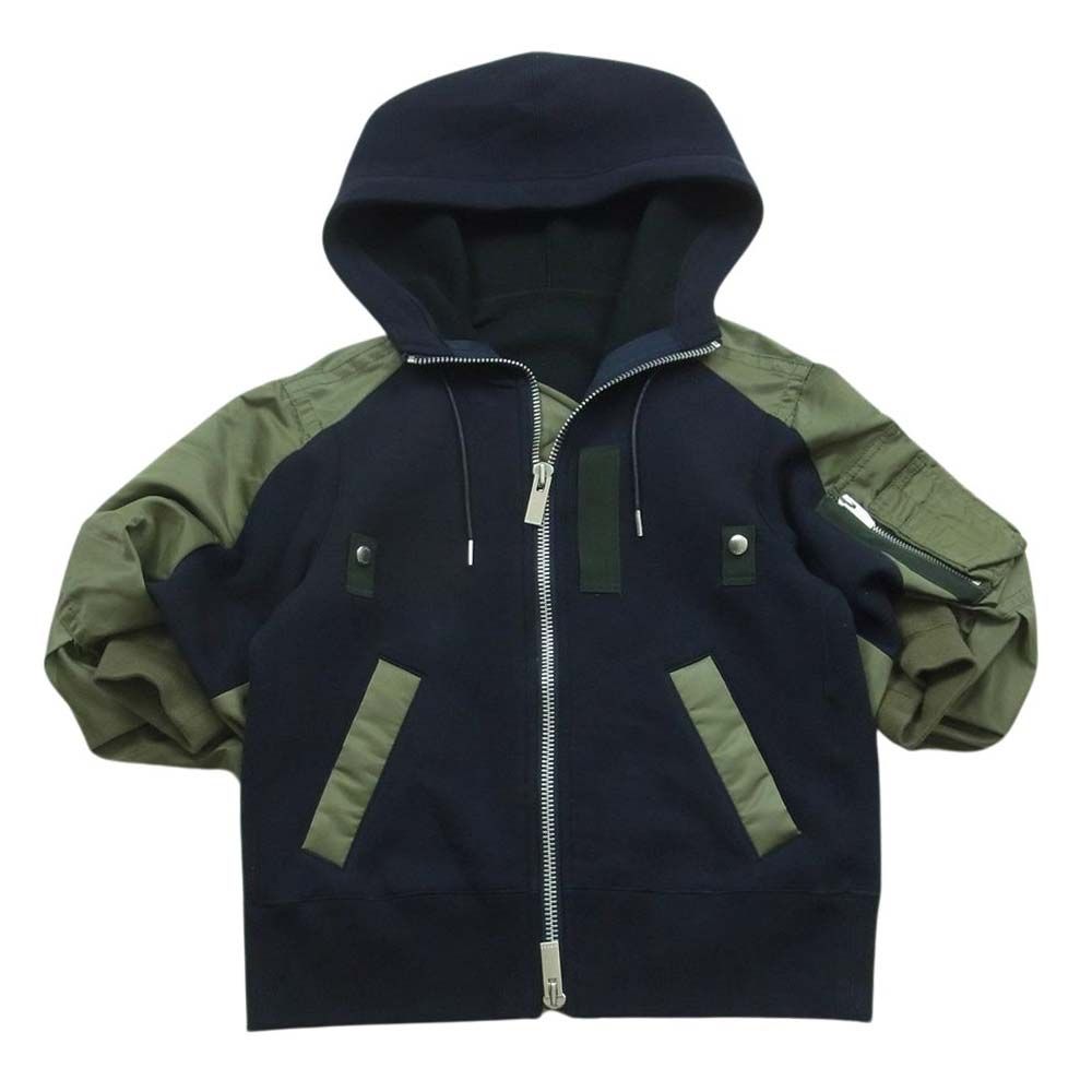 Sacai サカイ 22SS 22-06080 Sponge Sweat Blouson スポンジ 